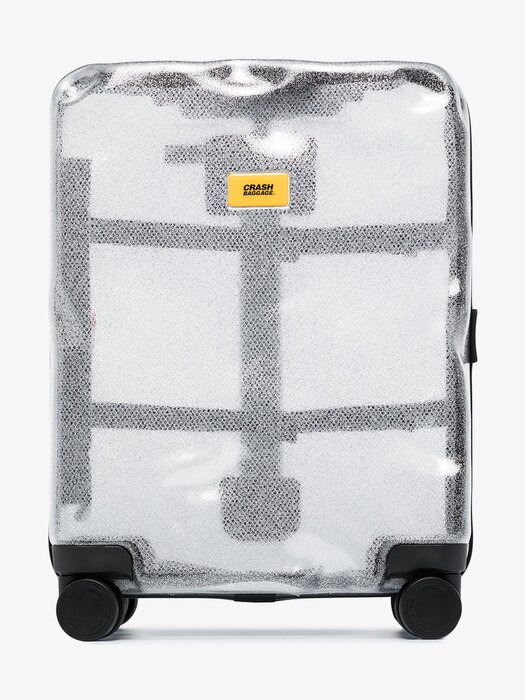 Browns Crash Baggage silver Icon small cabin suitcase #207