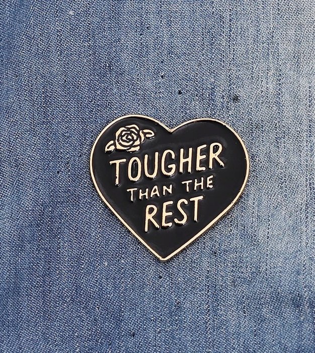 Tougher than the rest pin #123