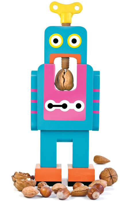 Large wooden robot nutcrackers by matthias zschaler #196