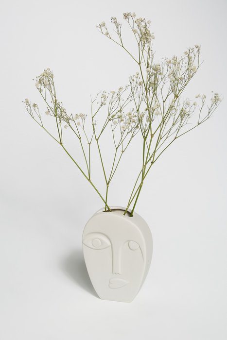 Jarrón rostro mate #169